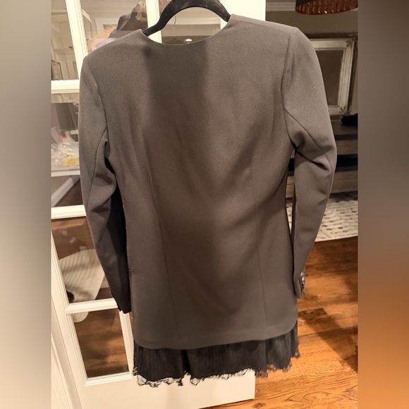 NWT 🦄 The Kooples Double-Breasted Blazer dress with lace size 1(S) - Picture 4 of 5